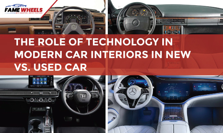 The Role of Technology in Modern Car Interiors in New vs. Used Car