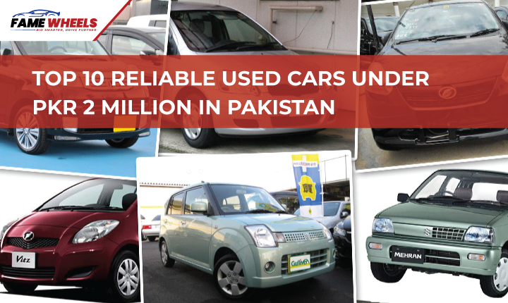 Top 10 Reliable Used Cars Under PKR 2 million in Karachi