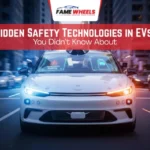 Hidden safety technologies in EVs, showcasing advanced safety features on the road.