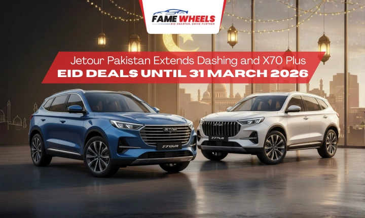 Jetour Pakistan Extends Dashing and X70 Plus Eid Deals Until 31 March 2026
