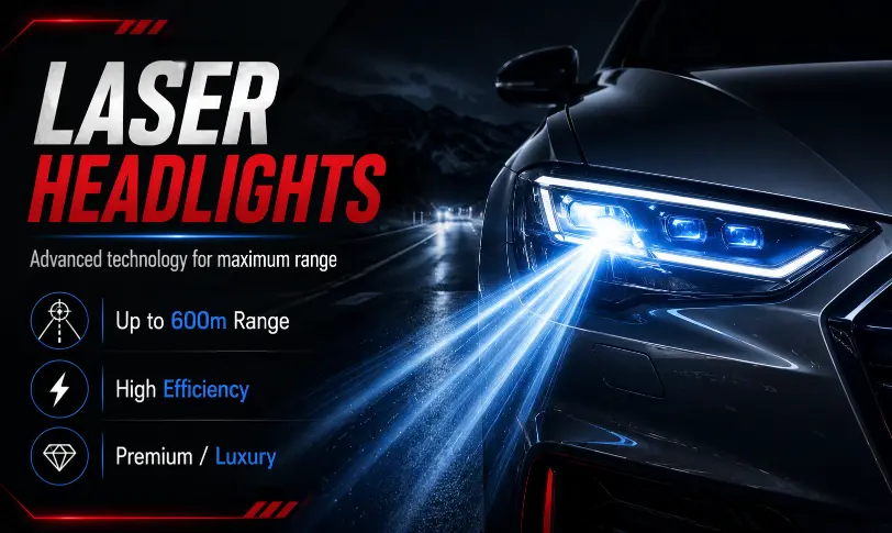 Laser headlights