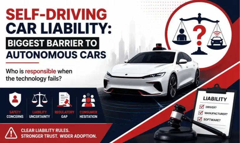 Self-driving car liability and autonomous vehicle responsibility concerns