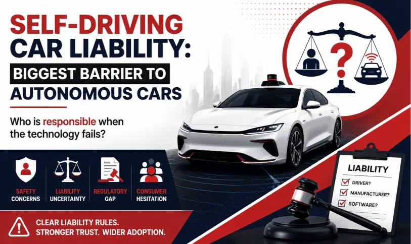 Self-driving car liability and autonomous vehicle responsibility concerns