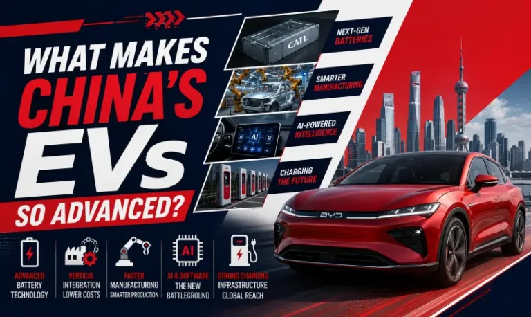 What makes Chinese EVs so advanced in batteries, AI and manufacturing