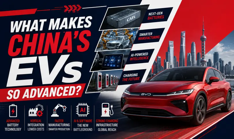 What makes Chinese EVs so advanced in batteries, AI and manufacturing