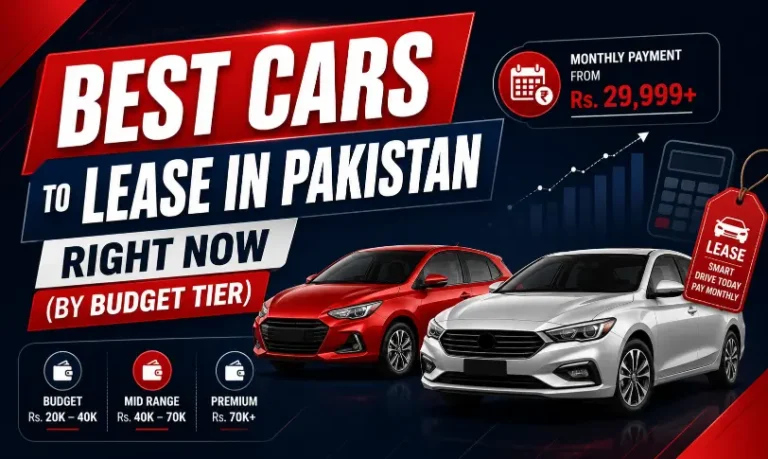 Best cars to lease in Pakistan right now by budget tier