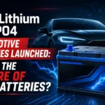Blue Lithium LiFePO4 automotive battery technology showing the future of car batteries