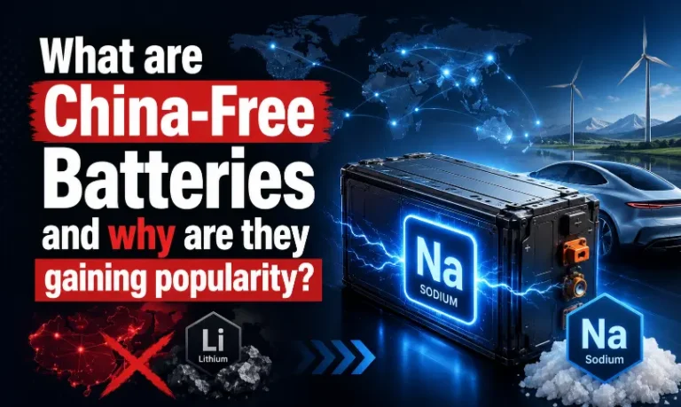 China-free sodium-ion battery technology for electric vehicles as an alternative to lithium-ion batteries.