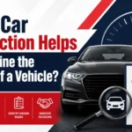 Car inspection checklist and vehicle valuation illustration showing how car inspection helps determine the value of a vehicle