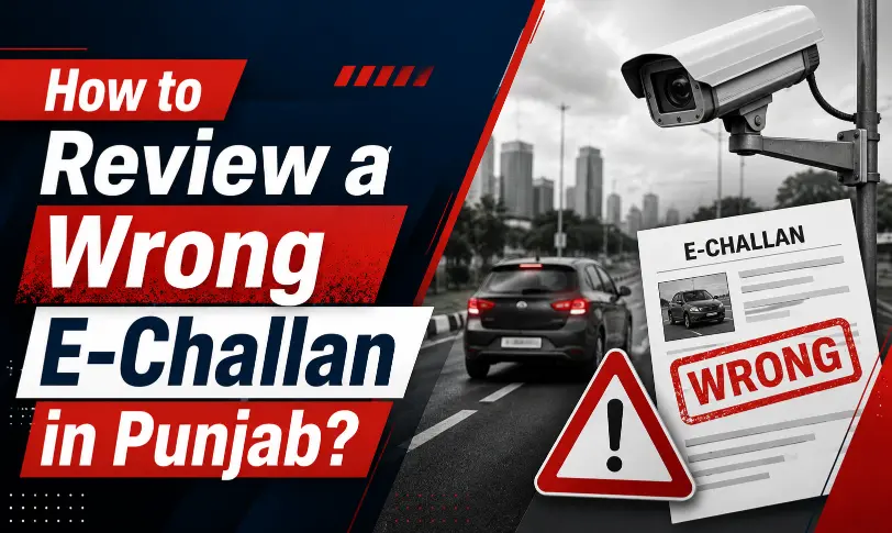 How to review a wrong e-challan in Punjab online