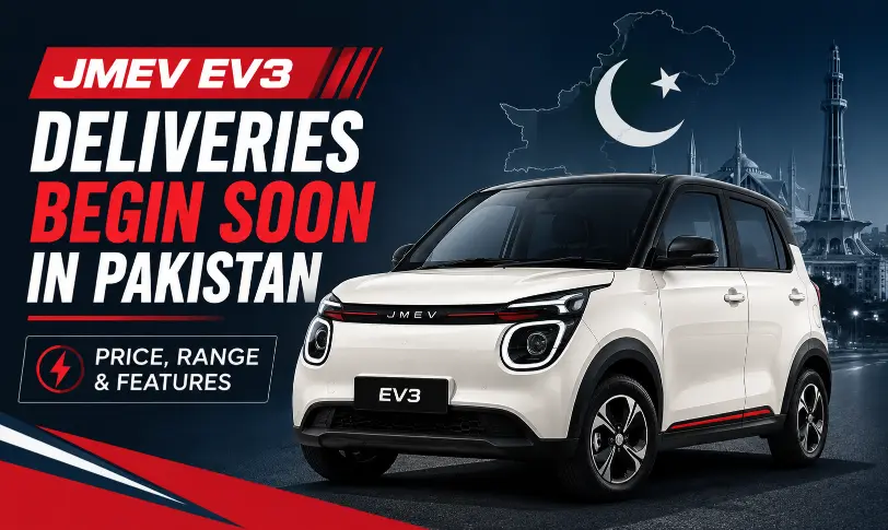 JMEV EV3 deliveries begin soon in Pakistan with price, range and features highlighted