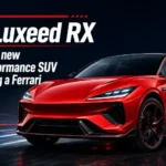 Luxeed RX electric SUV with Ferrari-like styling and high-performance design
