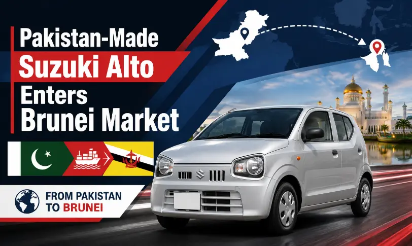 Pakistan-made Suzuki Alto enters Brunei market