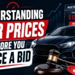 Understanding car prices before you place a bid at a car auction