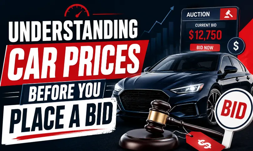 Understanding car prices before you place a bid at a car auction