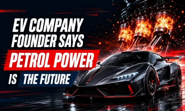 EV Company founder says petrol power is the future of supercars with a futuristic petrol-powered hypercar design