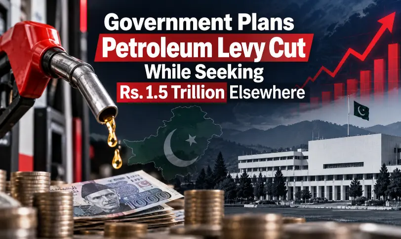 Government plans petroleum levy cut while seeking Rs. 1.5 trillion elsewhere in Pakistan