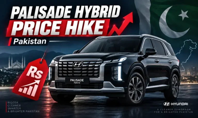 Hyundai Palisade Hybrid price hike in Pakistan after new tax changes