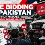 Live bidding in Pakistan for inspected used cars at a car auction