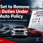 Pakistan auto policy 2026-31 plans to remove extra duties including ACD and RD