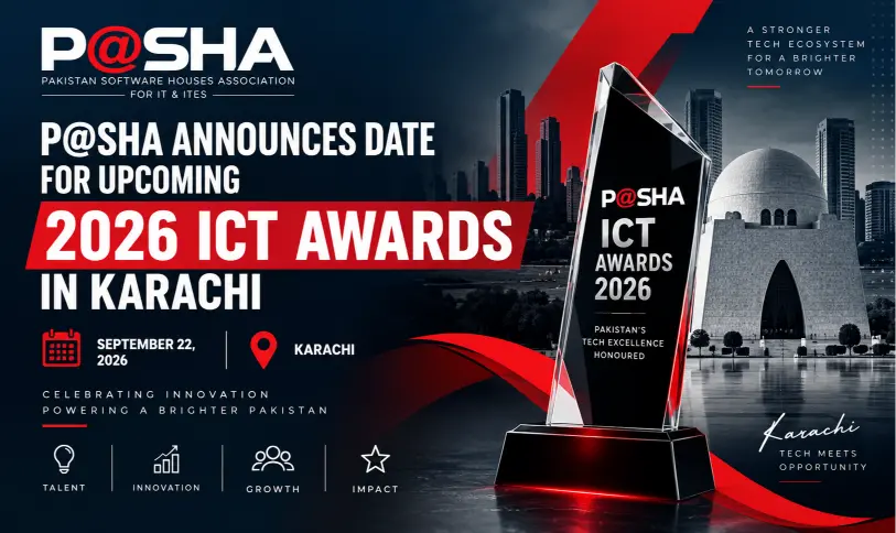 P@SHA ICT Awards 2026 in Karachi on September 22
