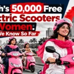 Sindh free electric scooters for women scheme showing women riding pink scooters