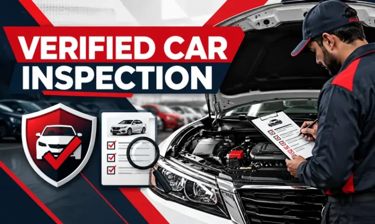 Verified car inspection in Pakistan by a professional vehicle inspector